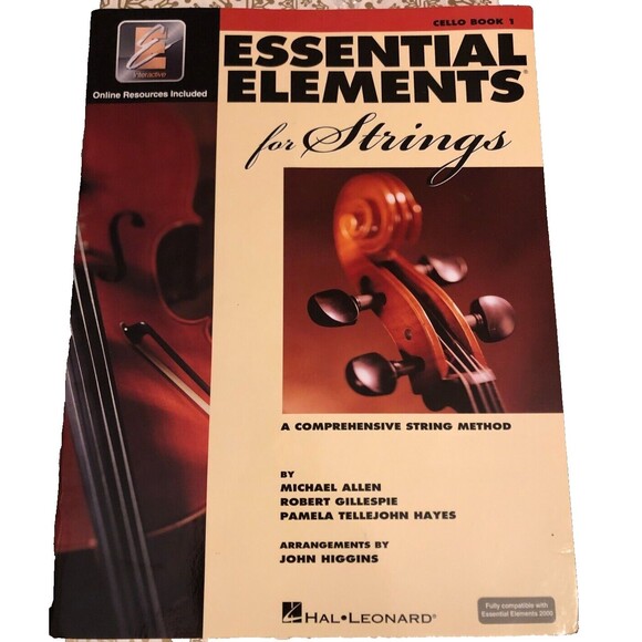 Essential Elements for Strings Cello Book 1 - By Allen, Gillespie, Hayes - Picture 1 of 3